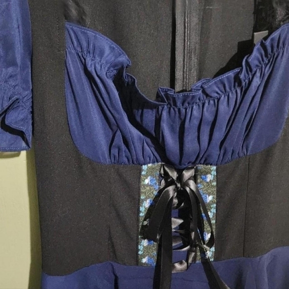 Dolls Kill Widow Spell A Song Underbust Mini Dress Size M - Picture 6 of 7